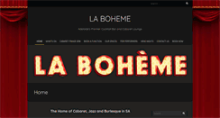 Desktop Screenshot of labohemebar.com.au