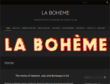 Tablet Screenshot of labohemebar.com.au